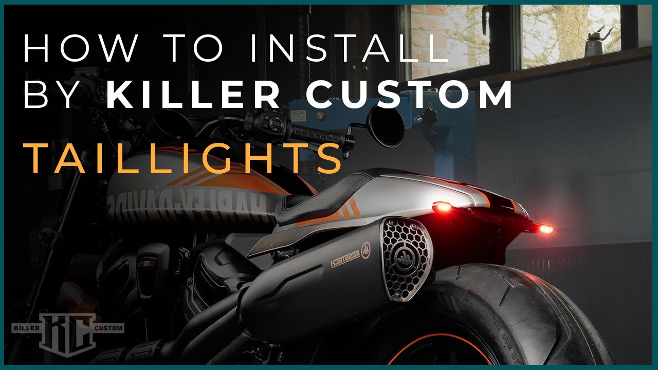 How To Install Killer Custom LED Taillight / Turn Signal Combo For Harley-Davidson Sportster S