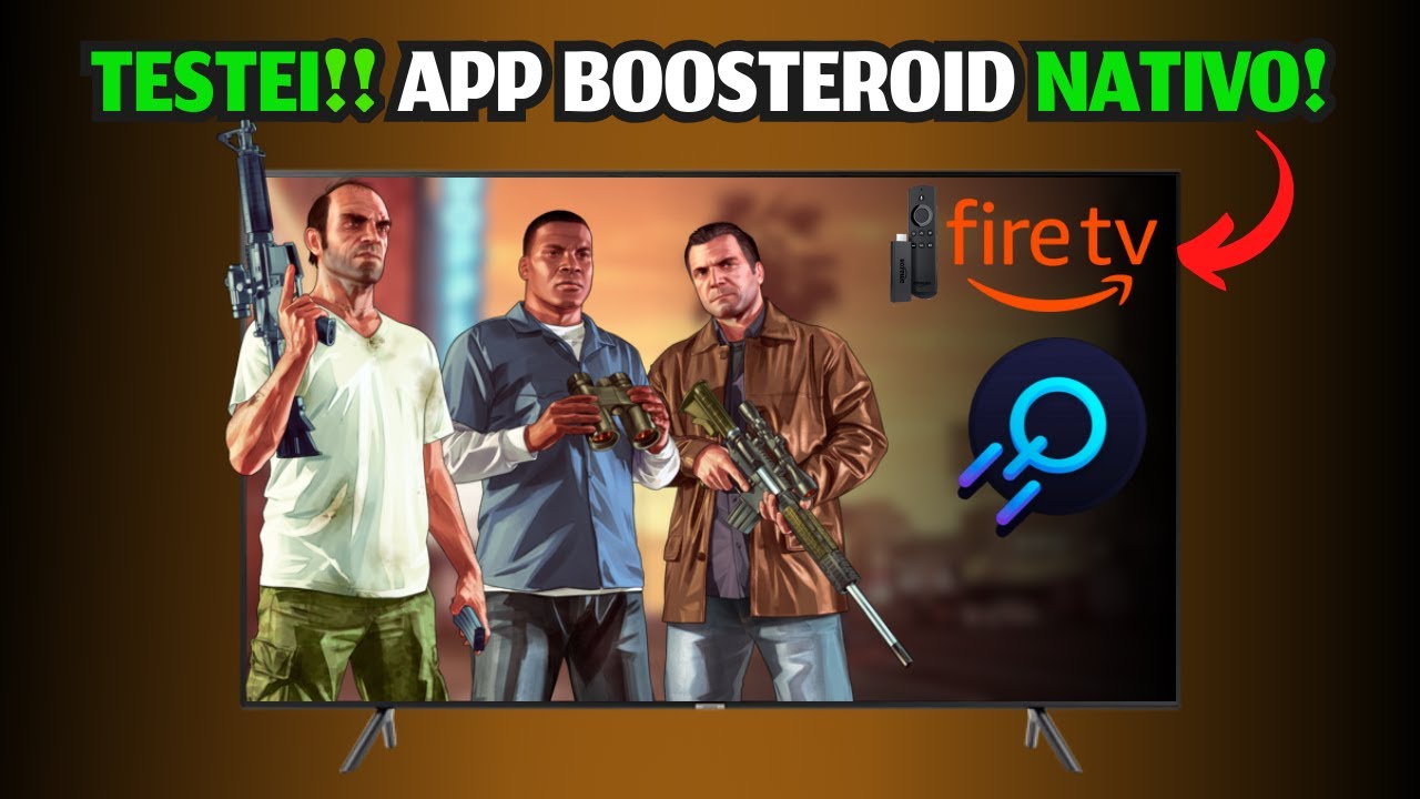 TESTEI!! APP nativo do BOOSTEROID na FIRE TV Stick 4K!