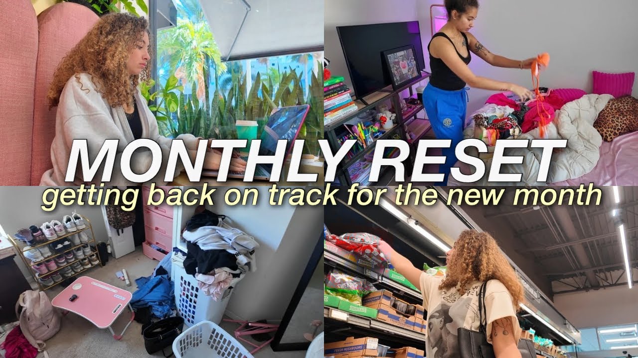 MONTHLY RESET | Getting My Sh*t Together & Falling Back into Routine 💐