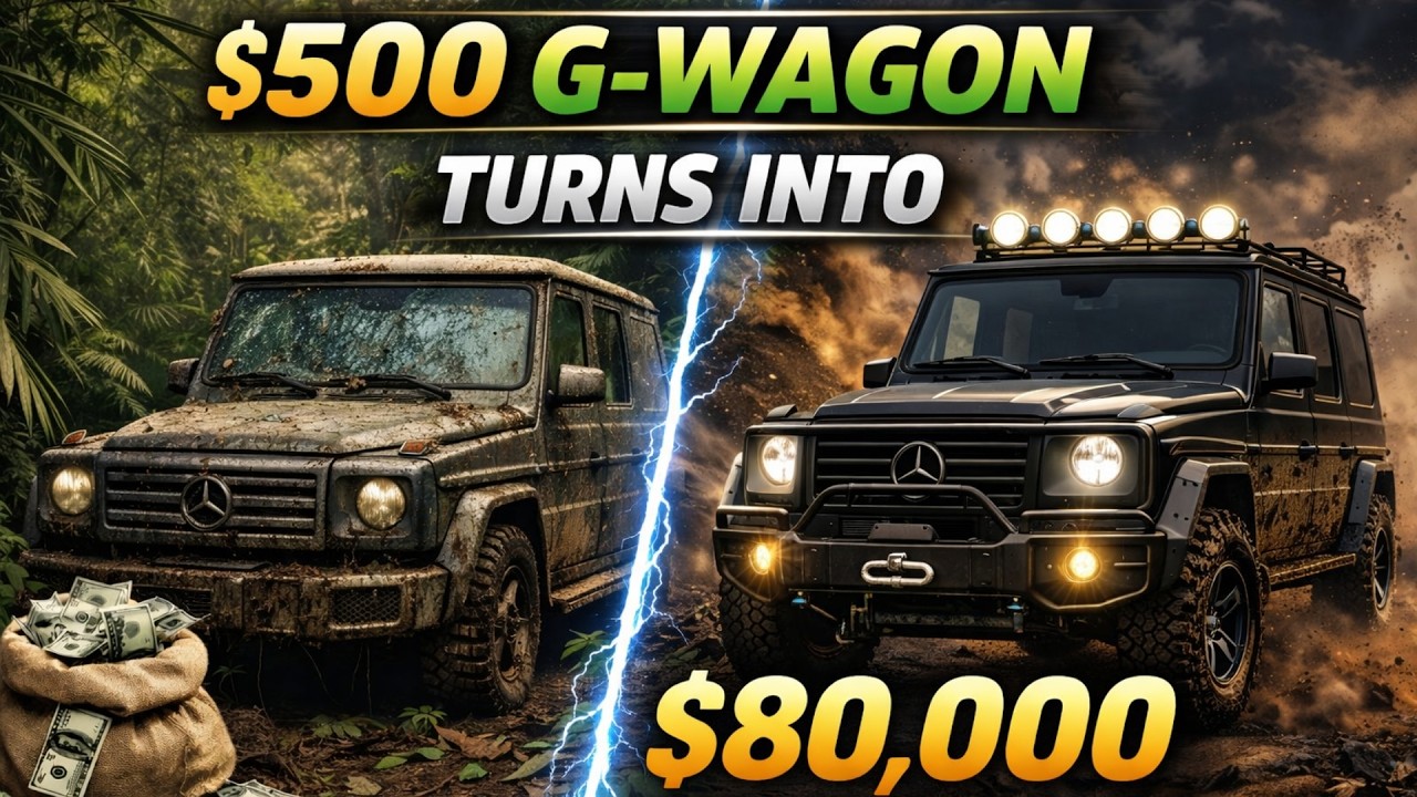 $500 G-WAGON TO $80,000 OFF-ROAD BEAST!#gwagen  #carrestorationproject  #offroad  #mercedes