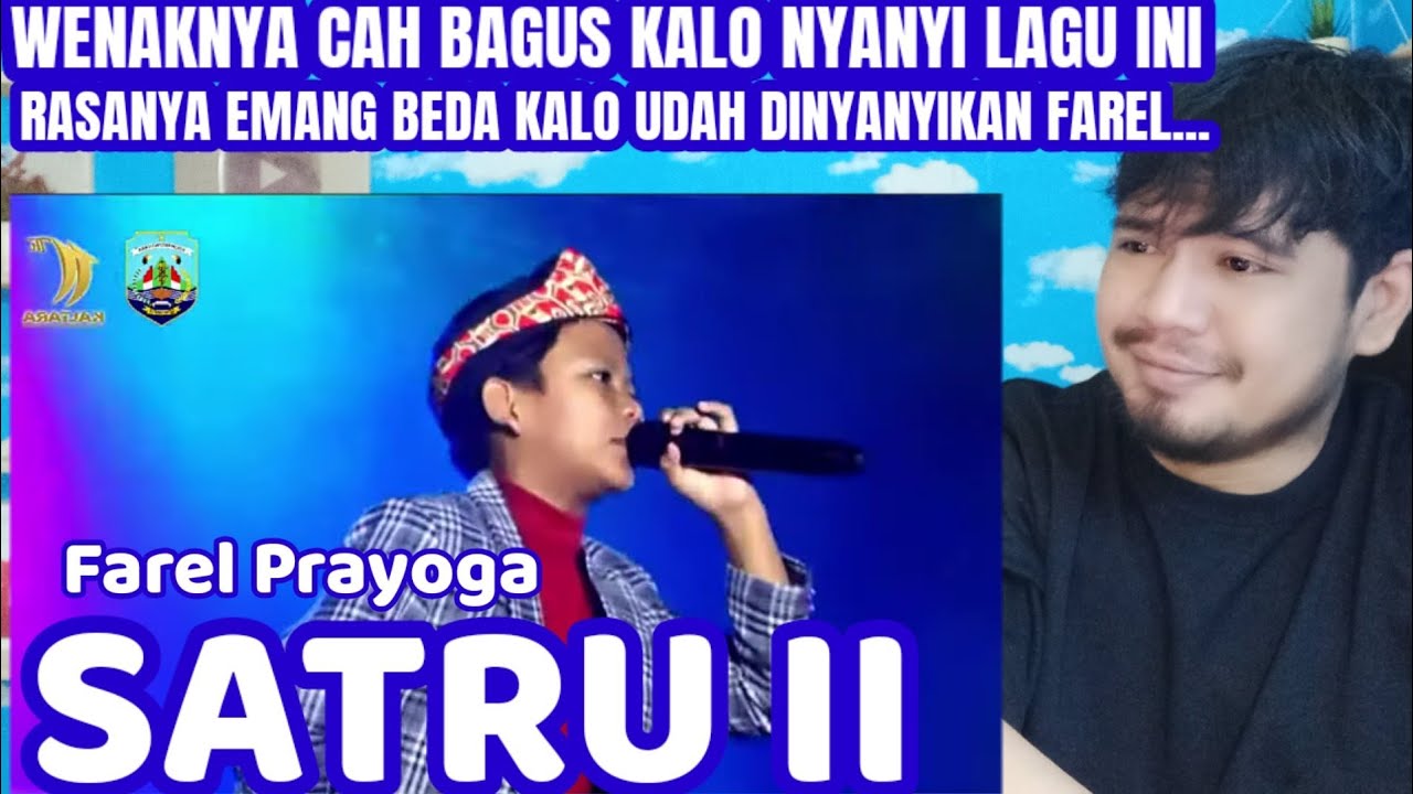 FAREL PRAYOGA - SATRU 2 (FESTIVAL LITETASI KALTARA 2023) | REACTION