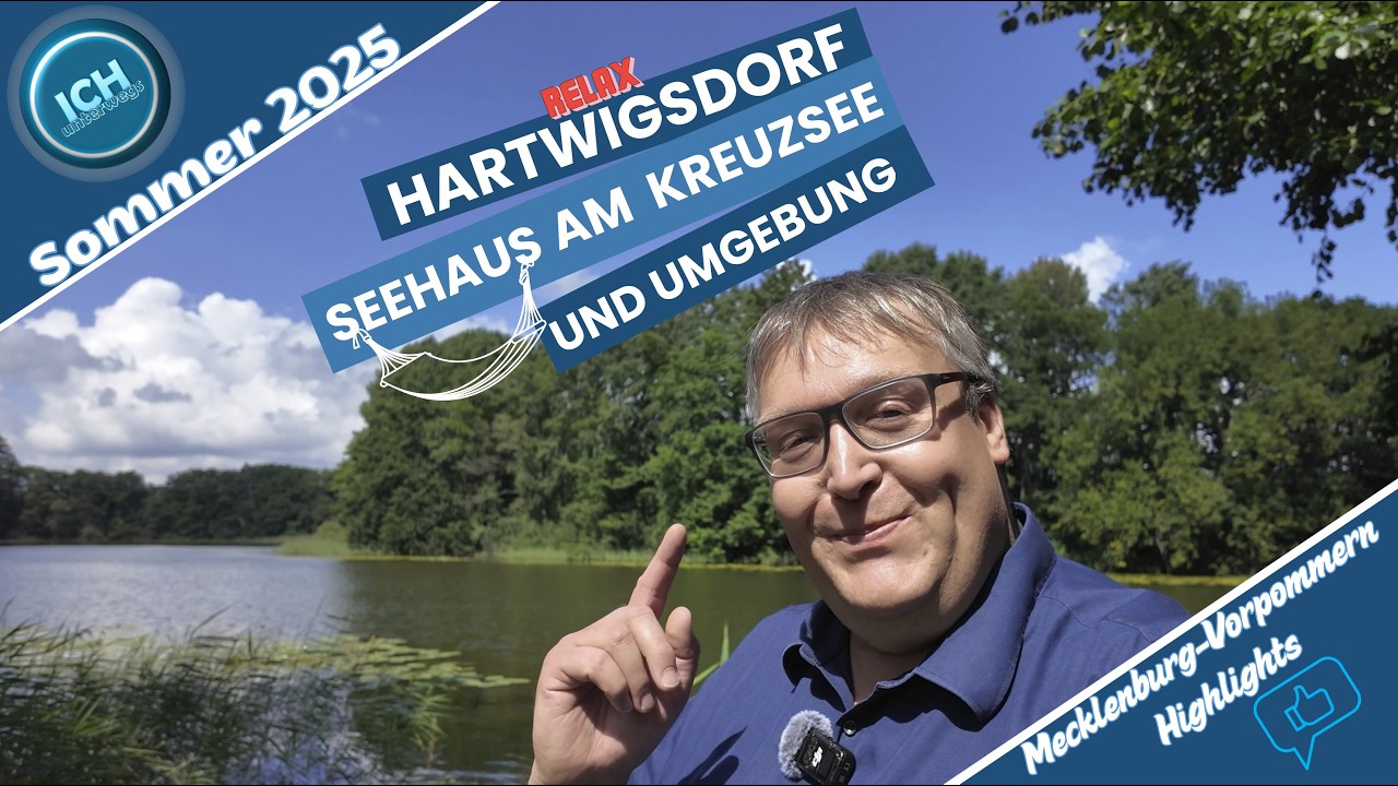 ||- Verstecktes Seehaus am Kreutzsee – Naturparadies am Rande des Müritz-Nationalparks -||
