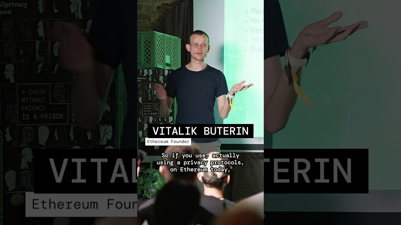 #privacy in #ethereum w/ #vitalikbuterin // #web3 #blockchain