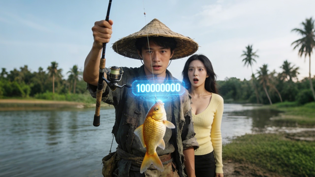 1條魚值1000萬！窮小夥覺醒神秘系統，釣魚即可兌換萬物，一夜逆襲首富！高冷女神送上百億主動倒追！【MTDJ】#短劇 #逆襲 #美女 #窮小子