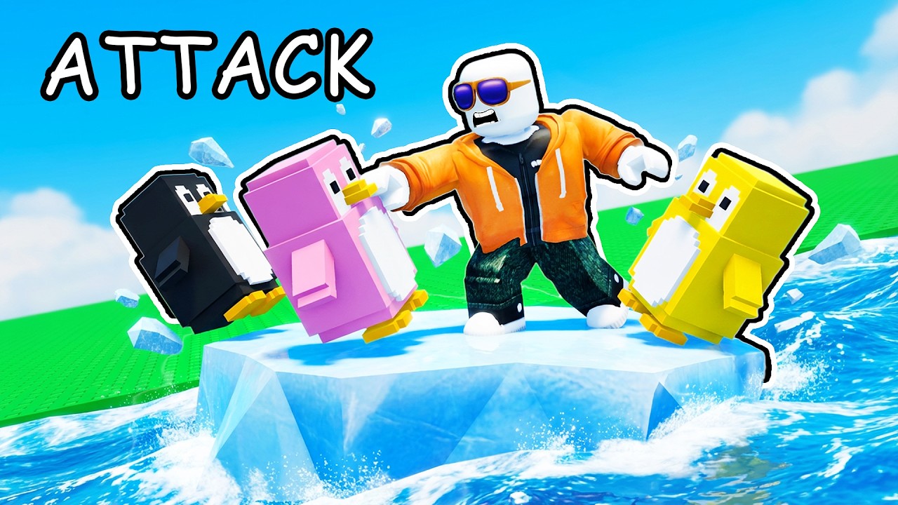Pingvinerna i Roblox Knockout är OP!...