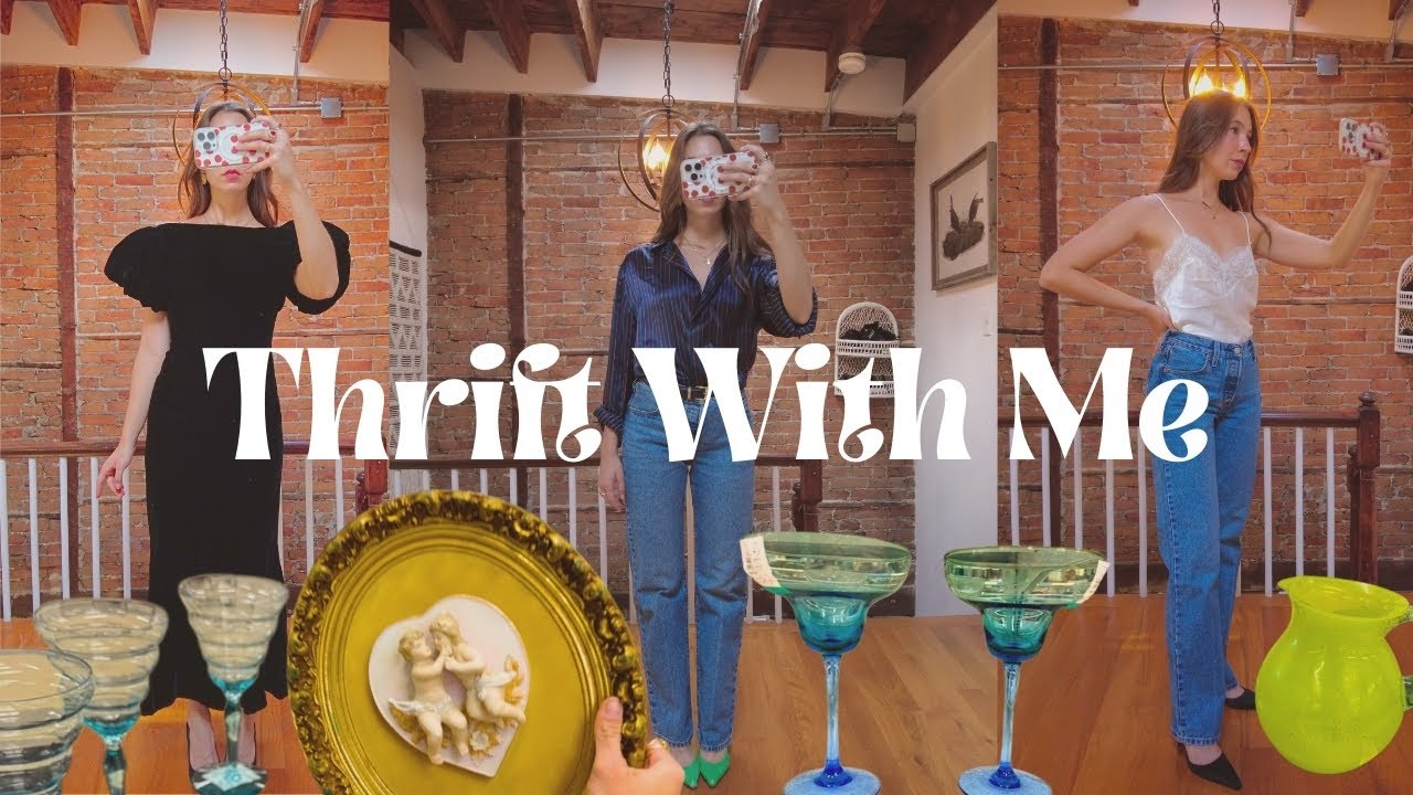 BEST THRIFT TRIP EVER!!!  - Sequin Dresses, Trench Coats, Vintage Nightgowns, and More!