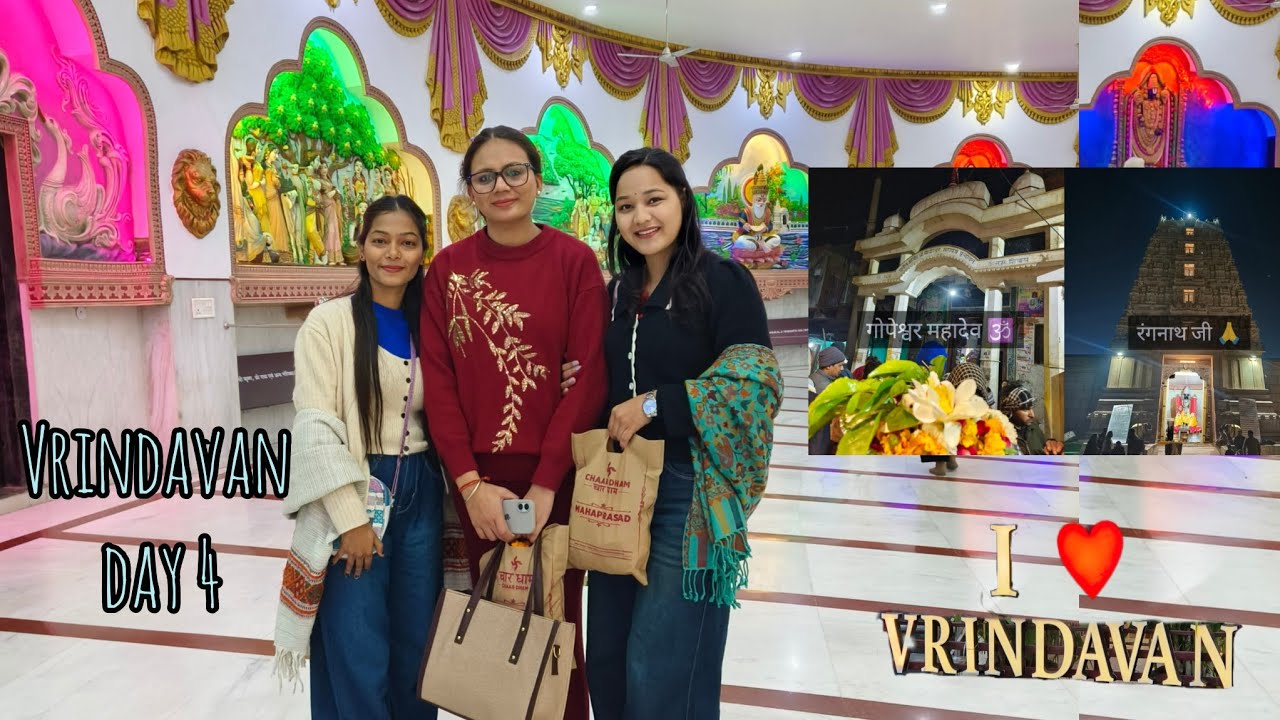 Chaar Dham, Ek Yatra: Ranganath Ji🛕, Gopeshwar Mahadev🛕,Iskcon Temple 🛕🙏🥰