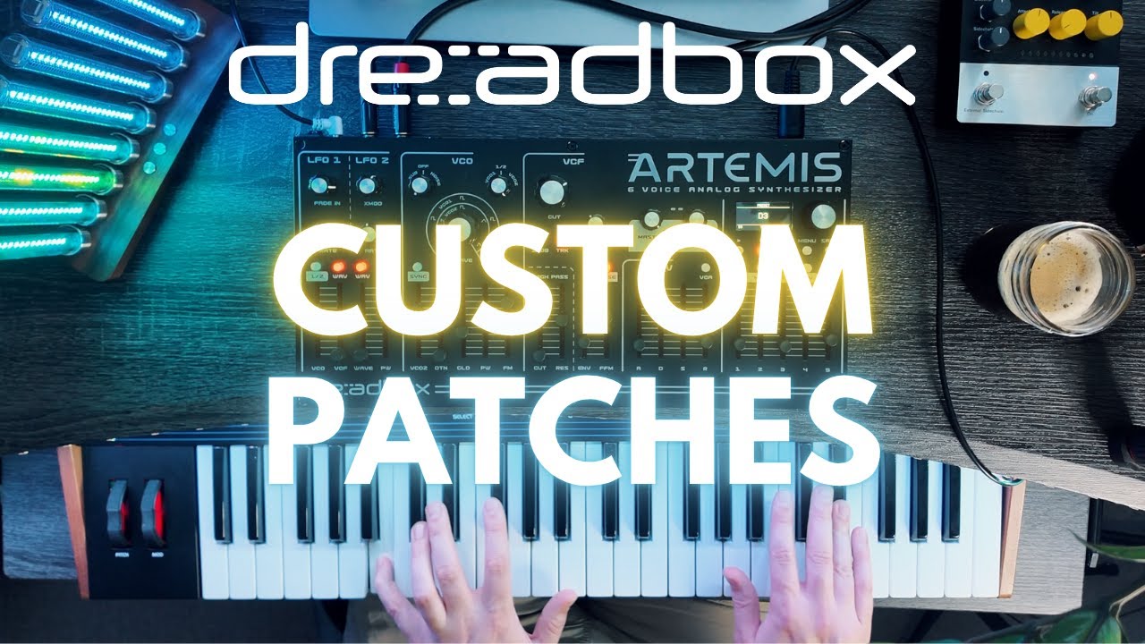 Dreadbox Artemis Demo (No Talking) // Custom Presets for Ambient, Synthwave, Techno & More