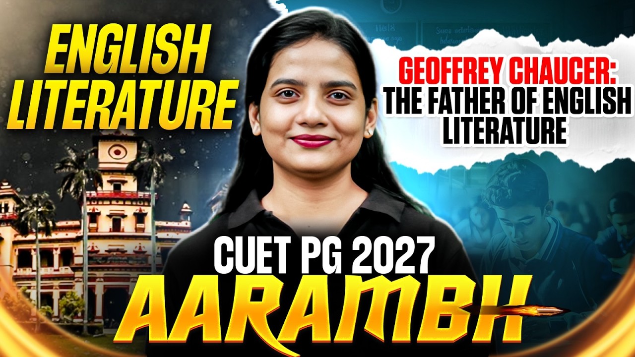 CUET PG English Literature  | CUET PG English Literature Geoffrey Chaucer | CUET PG English Classes