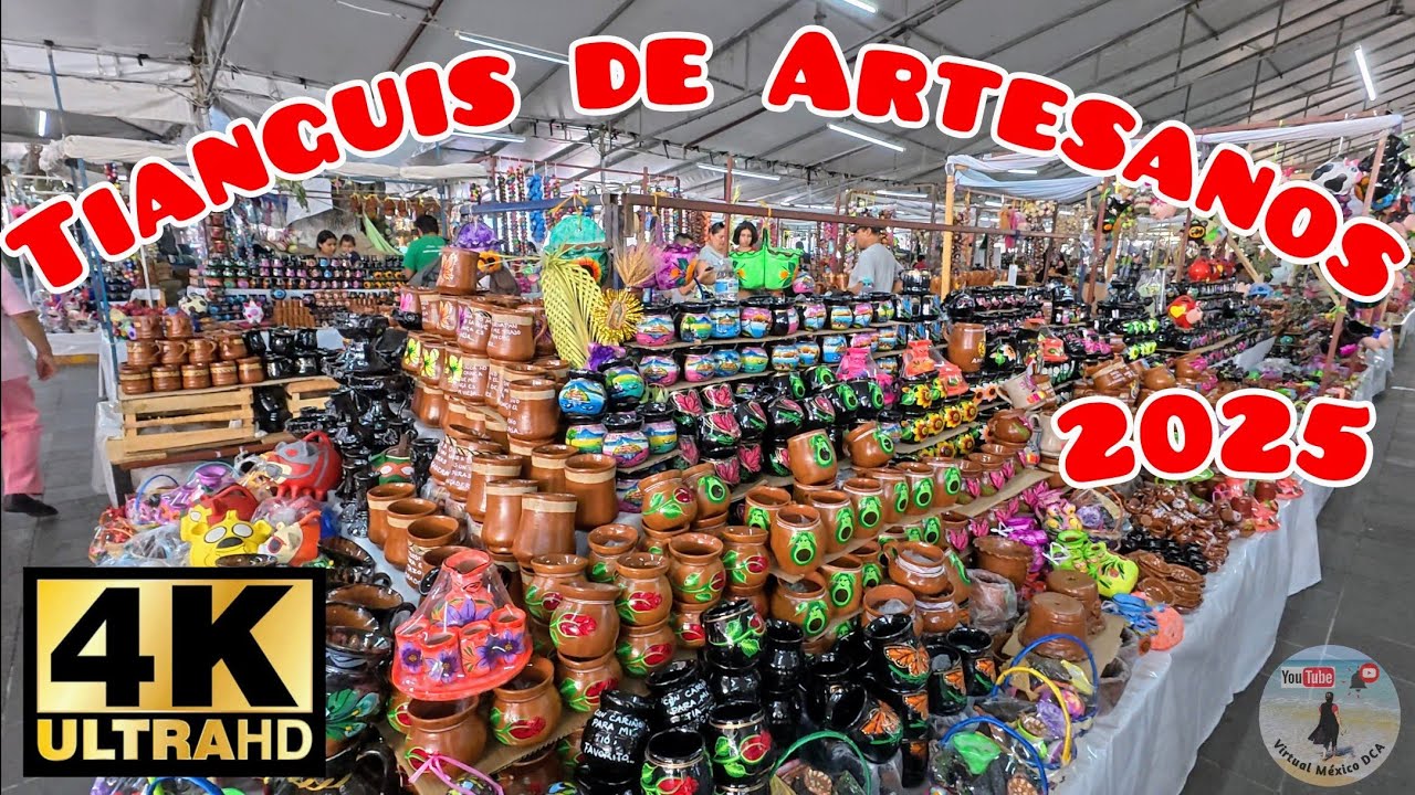 Tianguis de Artesanal 2025 Domingo de Ramos Uruapan Michoacán  En Vivo 🍶🌿🥣