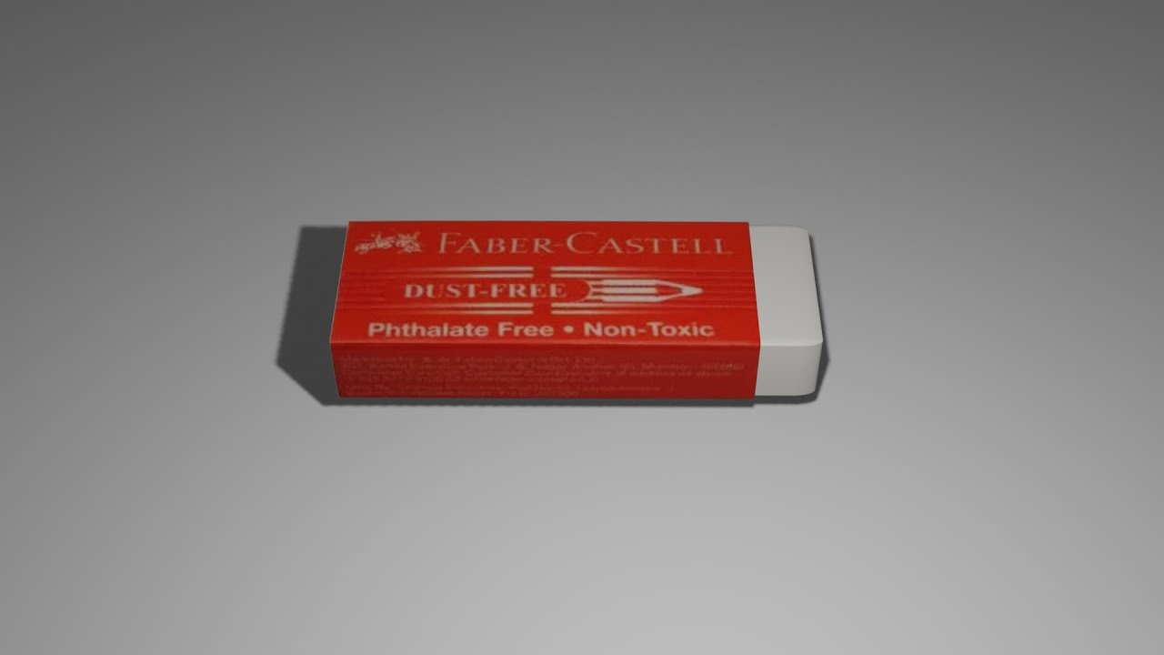 How to Make Faber Castell Eraser in Blender 2.93