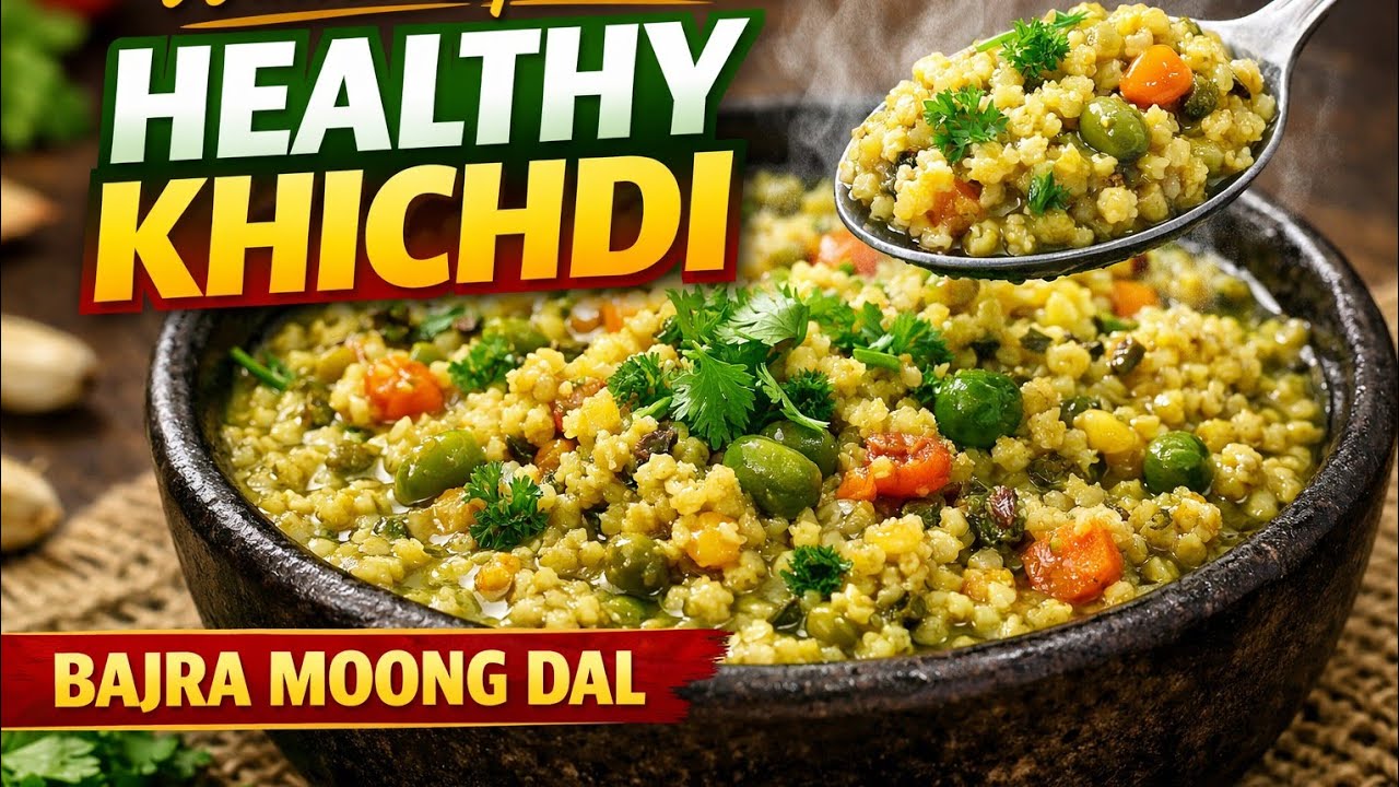 Winter Special Bajra Moong Dal Khichdi | Protein Rich Veg Recipe