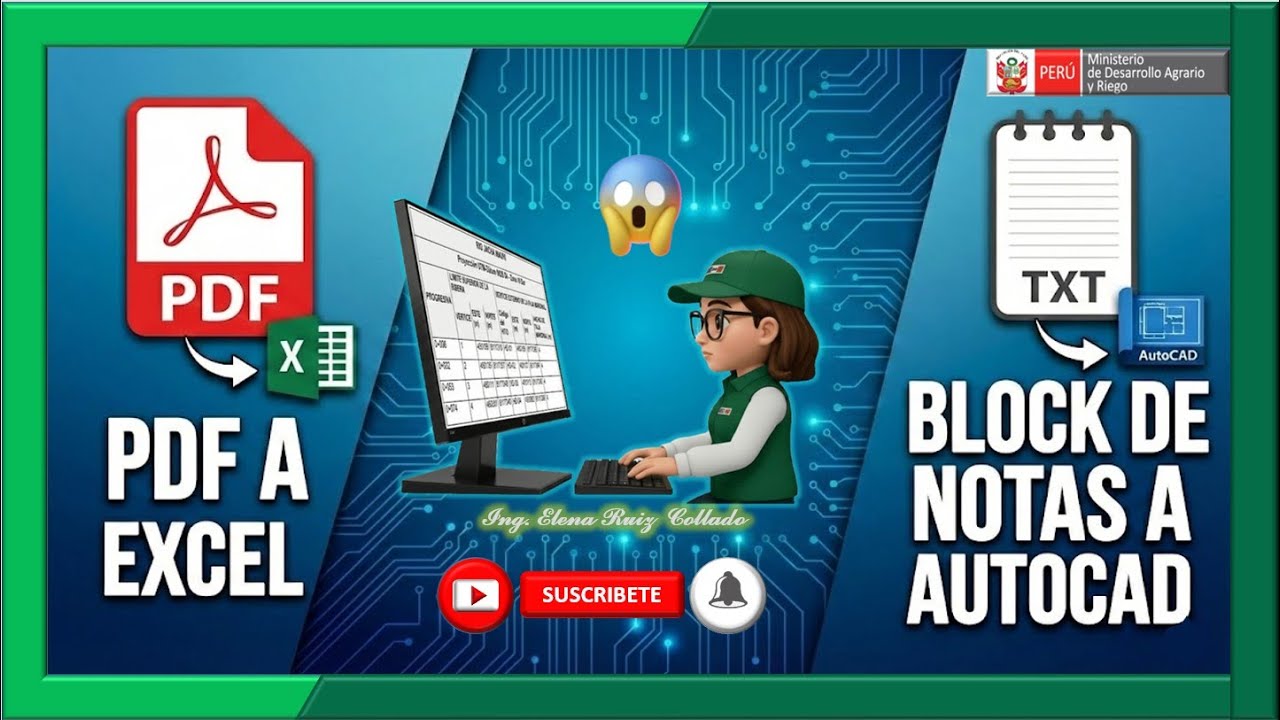 #PDF EXCEL# BLOCK DE NOTAS AUTOCAD