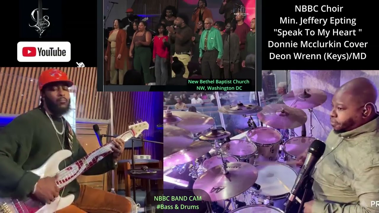 Speak to my Heart   Min  Jeffery @Donnie_McClurkin cover