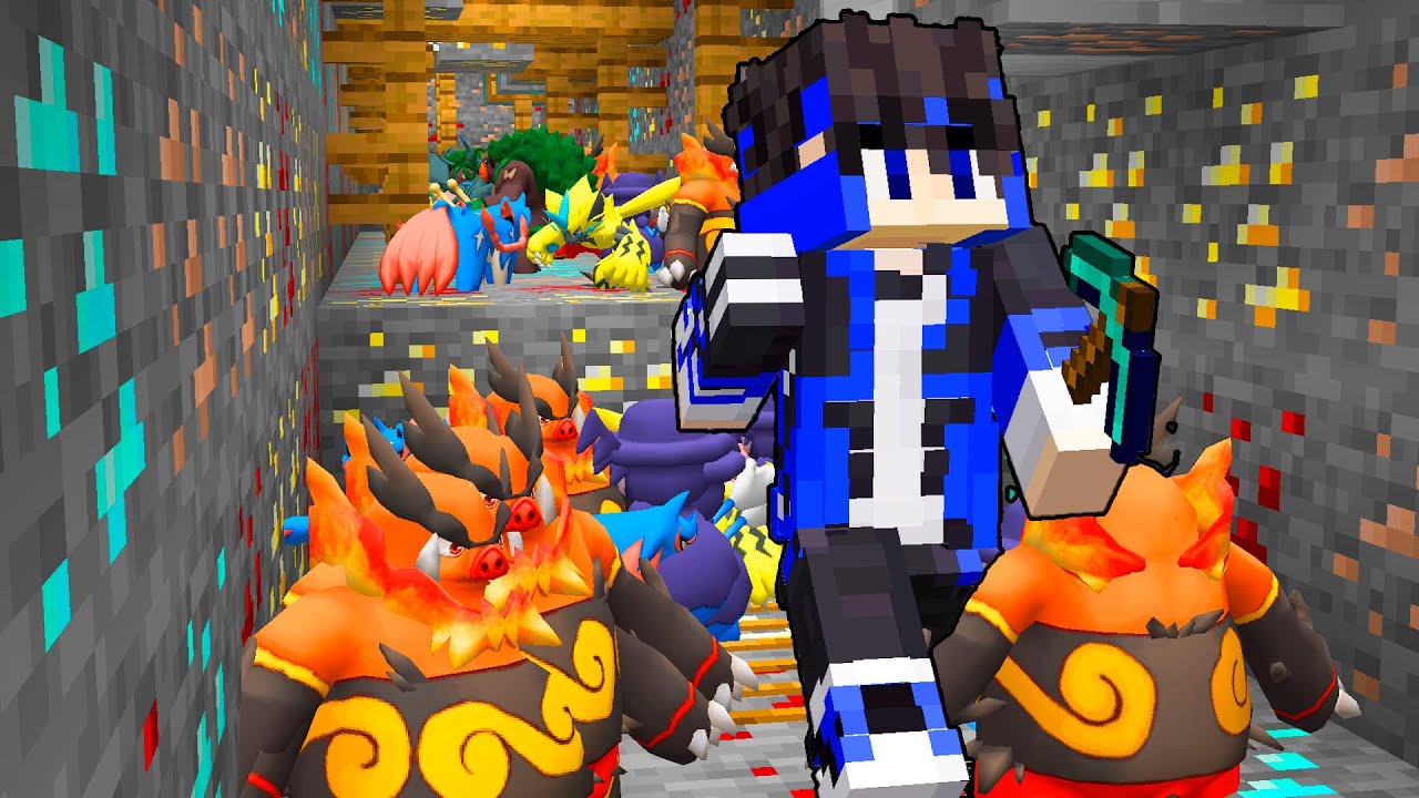 MINÉRIOS = POKÉMONS NO MINECRAFT PIXELMON!
