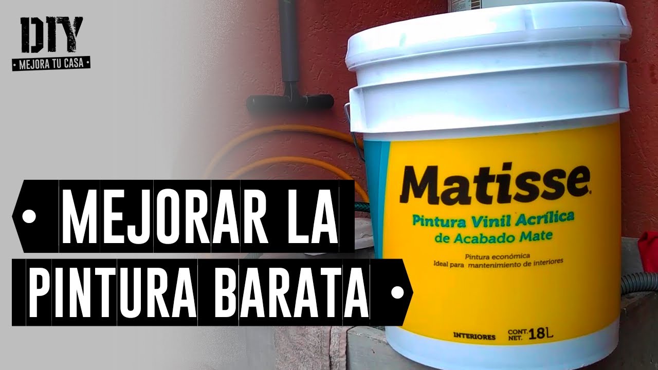 Cómo MEJORAR o REPARAR una PINTURA ECONOMICA para usarla en exteriores | MEJORA TU CASA DIY