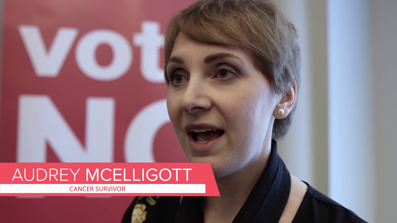 Audrey was diagnosed with stage 4 cancer while pregnant and treated successfully in Ireland