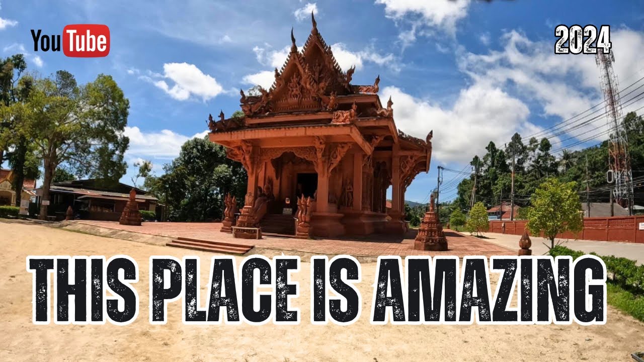 Exploring Koh Samui's Hidden Red Temple  Wat Ratchathammaram Guide