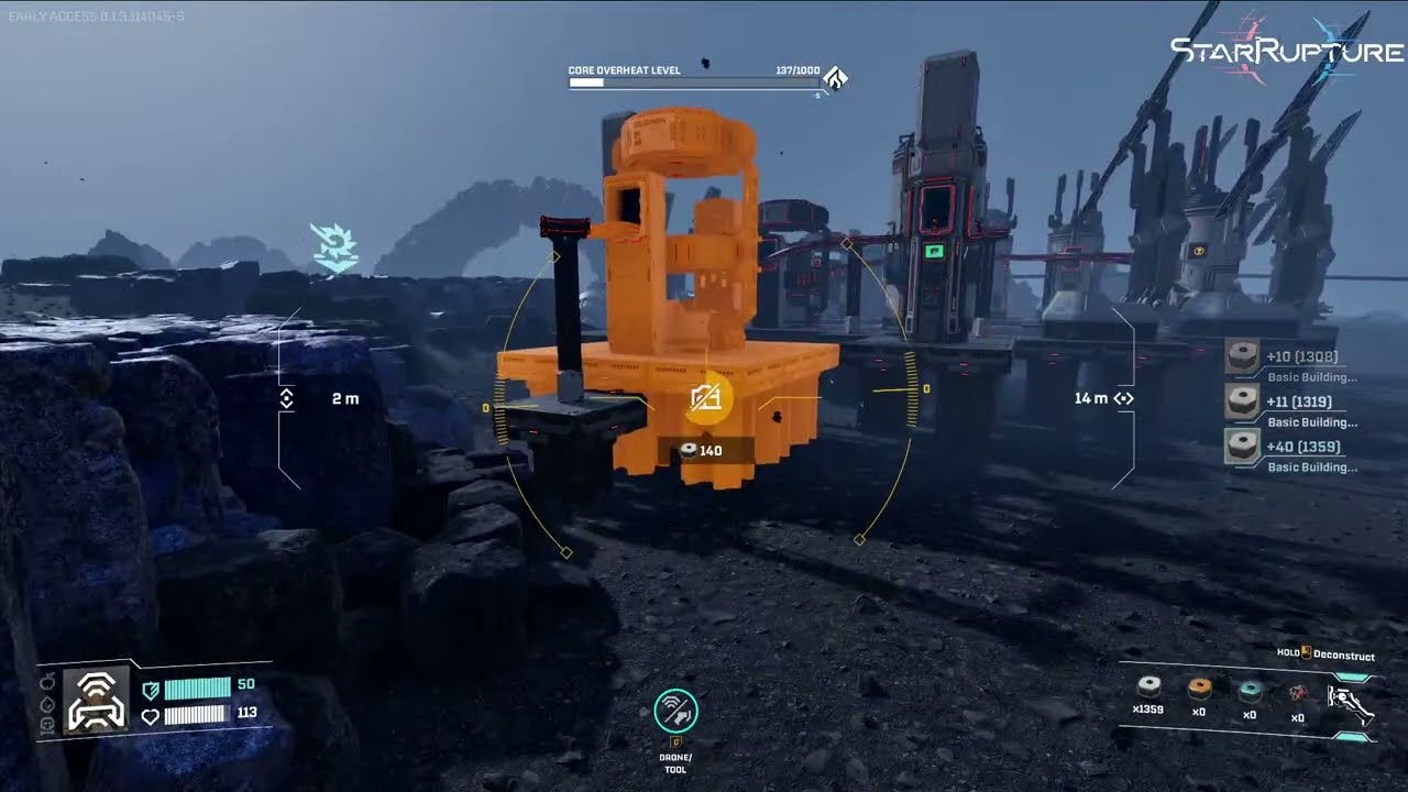 Rebuilding my base and mining Part 6 - #starrupture  #pixel8rgames