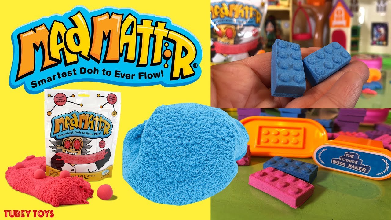 MadMattR Best Molding Kit for Kids How to Make Bricks With MadMattR Moldable Doh Sand!