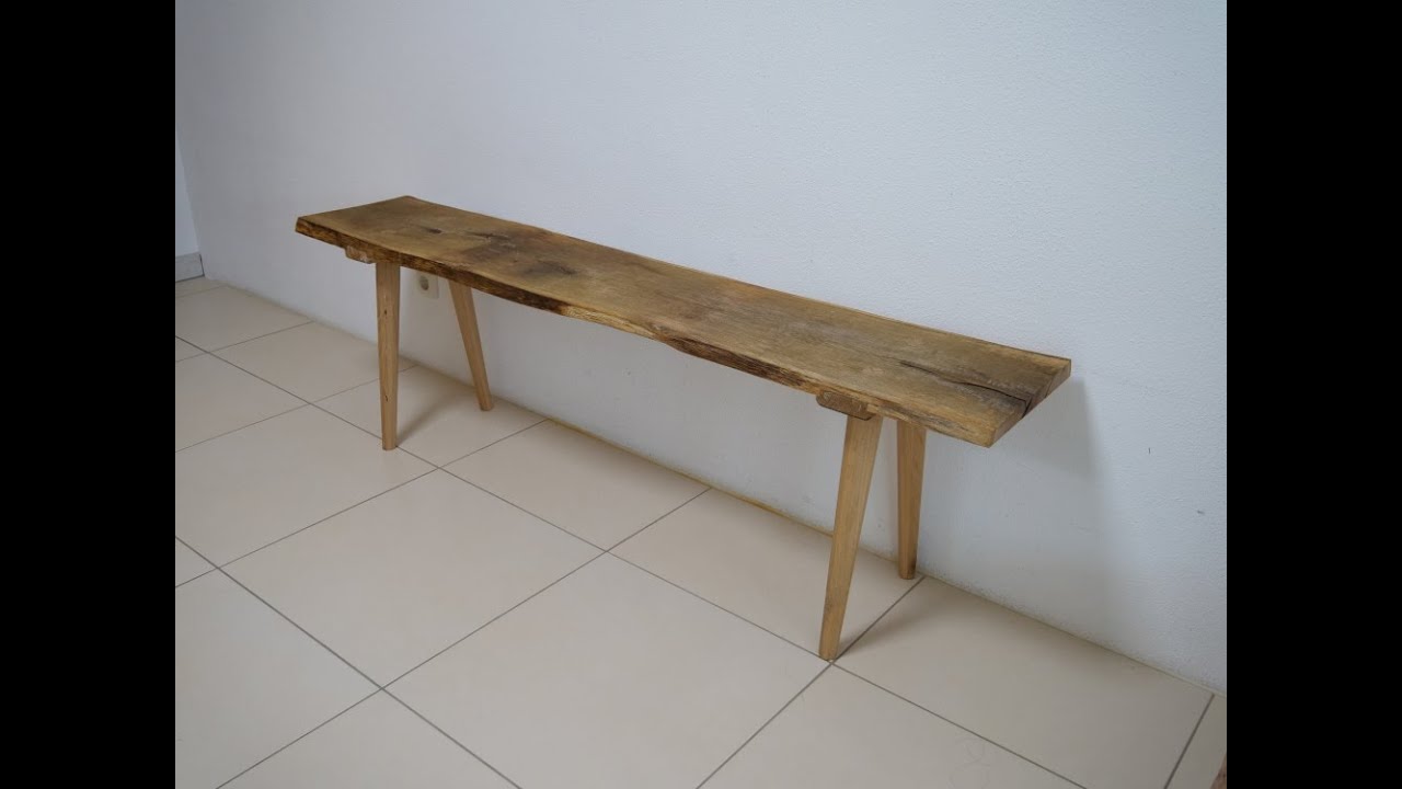 Bavarian oak bench Bayerische Eichenbank バイエルン産オーク材のベンチ
