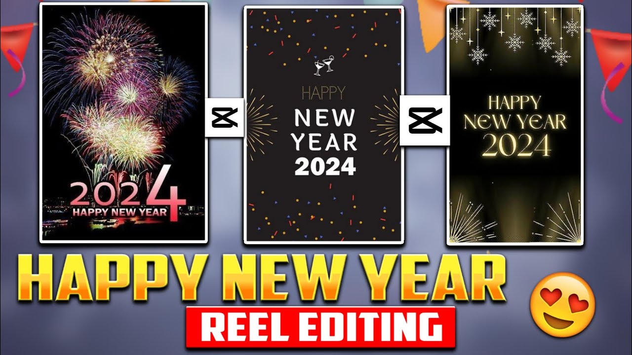 how to make trending happy new year video editing in capcut app