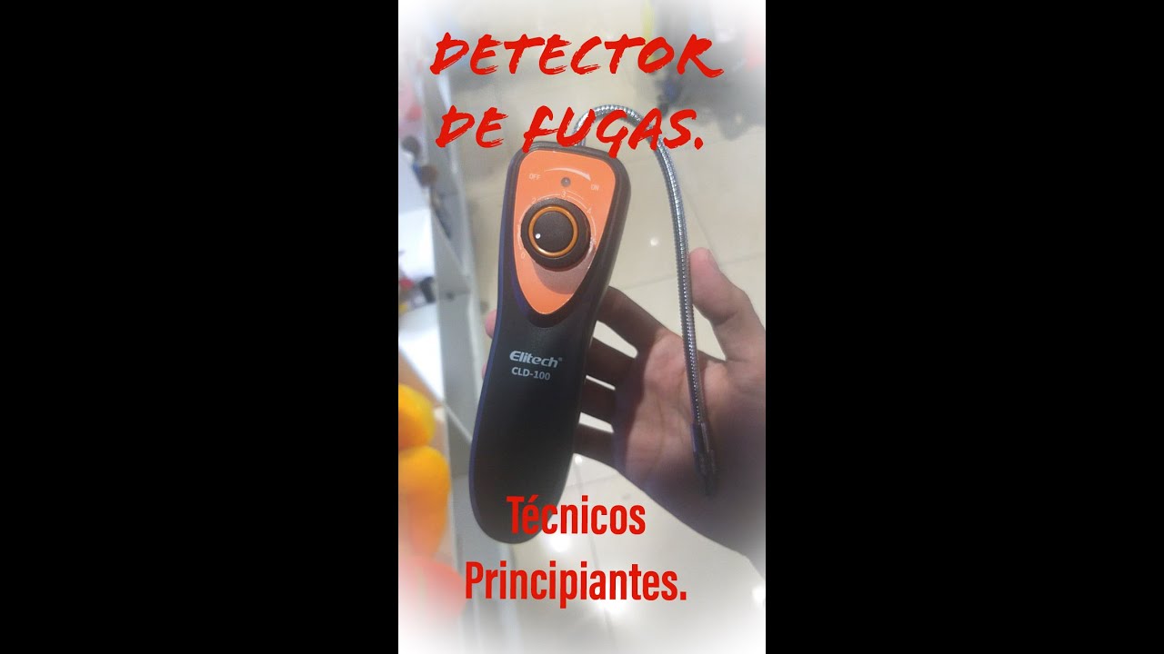 Detector de fugas de gas refrigerante, electrónico. Elitech CLD- 100.