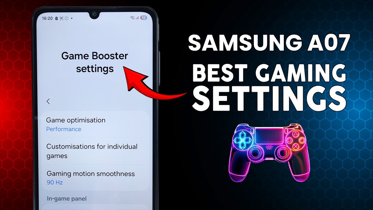Лучшие игровые настройки для Samsung A07 — повышение FPS