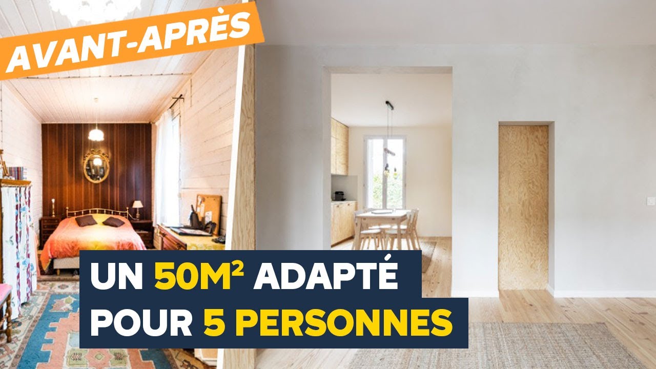 Cet architecte réussit la prouesse de transformer un T2 en T4 pour 60 000 euros !