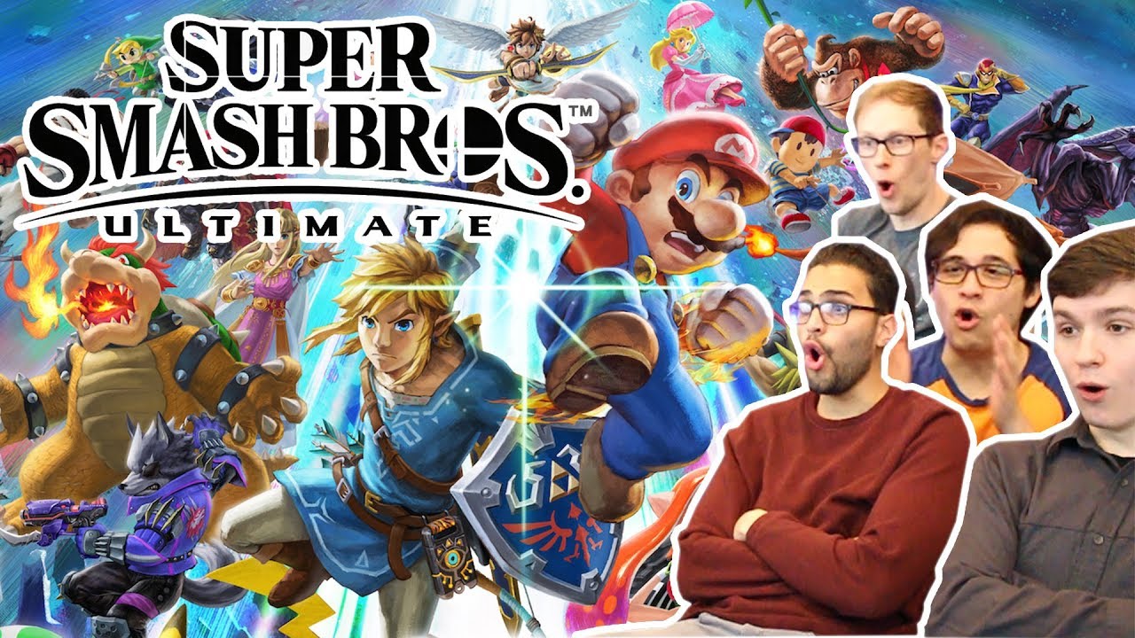 SUPER SMASH BROS ULTIMATE E3 REACTION!
