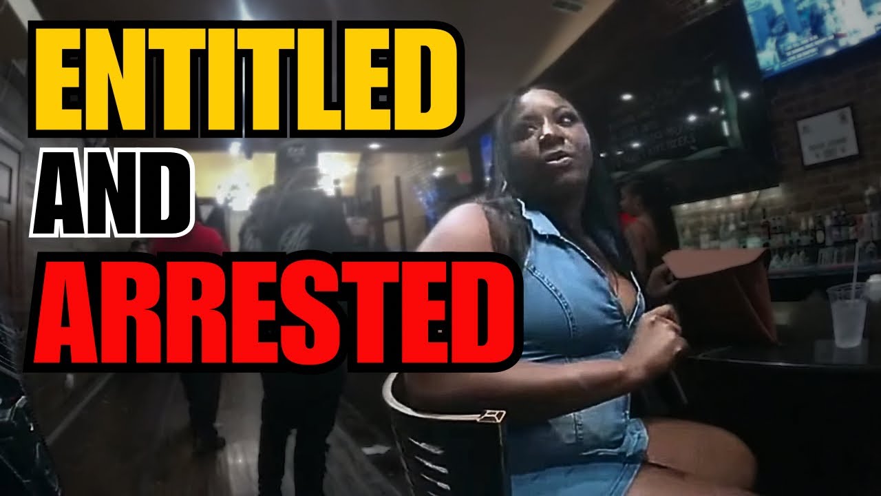 Entitled Woman Arrested for Refusing to Leave a Bar