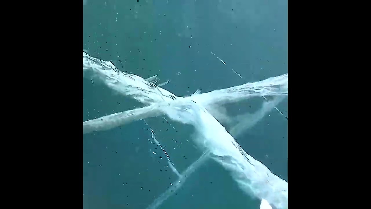 Best of winter Baikal Lake ice from above Красивое видео Лед озера Байкал