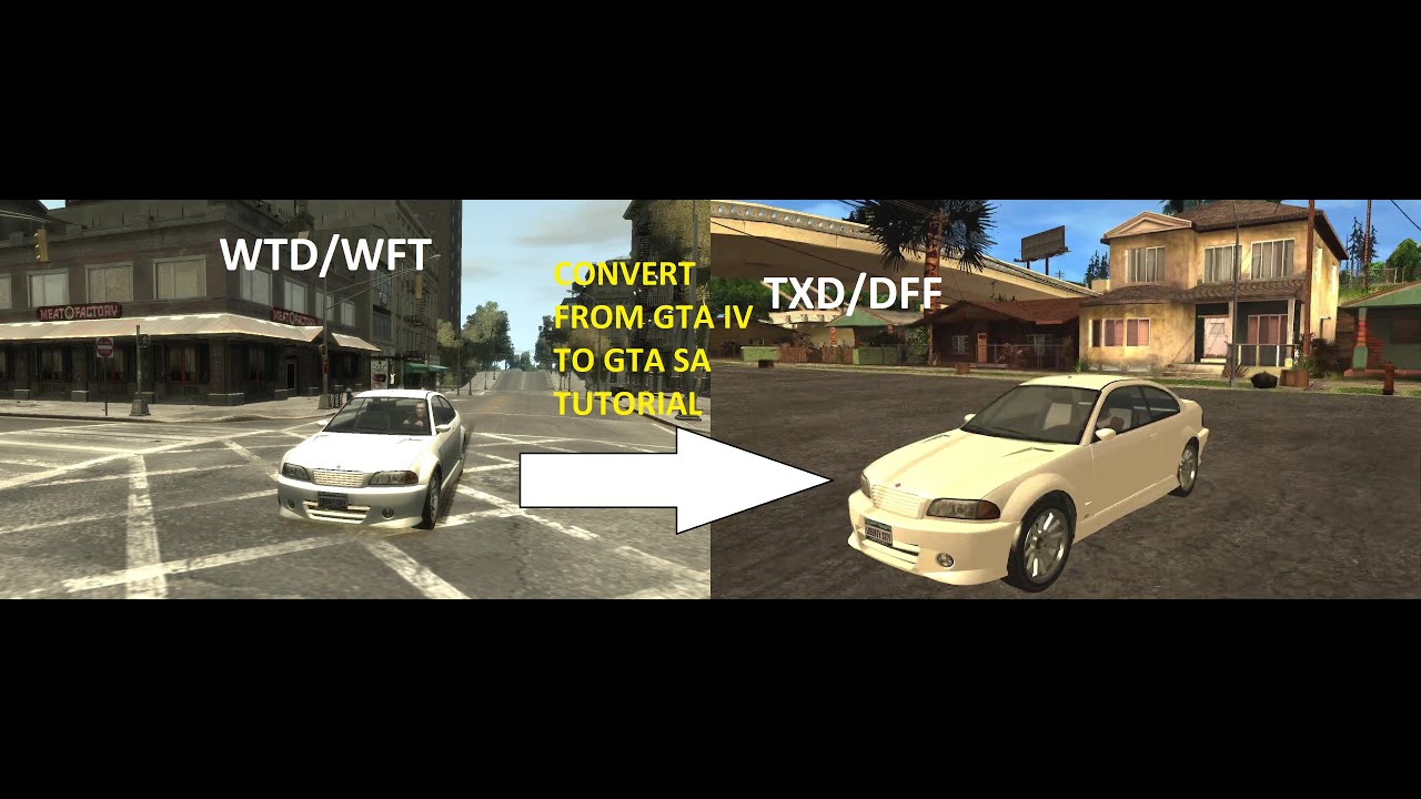 [PORADNIK] Open IV Zmodeler 2 Konwersja z WFT/WTD do DFF/TXD Pojazd&oacute;w z: GTA: IV do: GTA: SA.