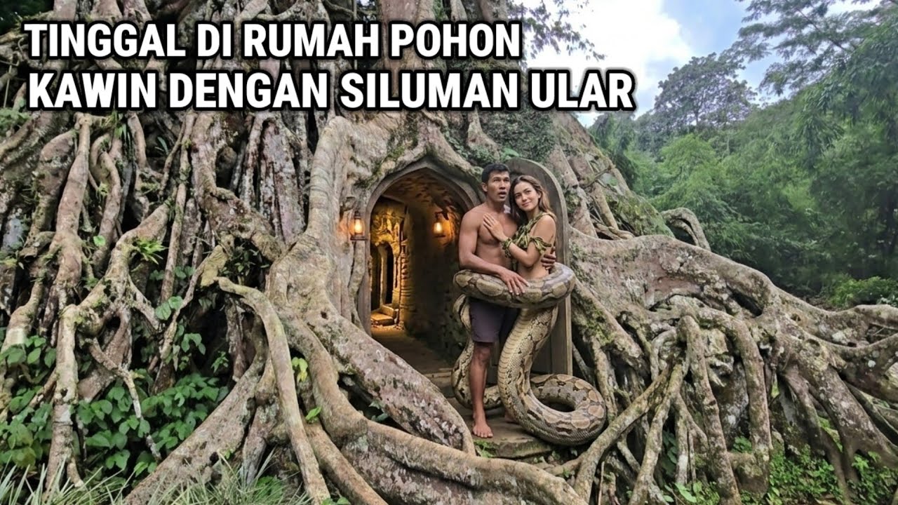 Ngeri !! Kisah Nyata Pak Mistu Tinggal Dirumah Dalam Pohon Menikah dengan Siluman Ular