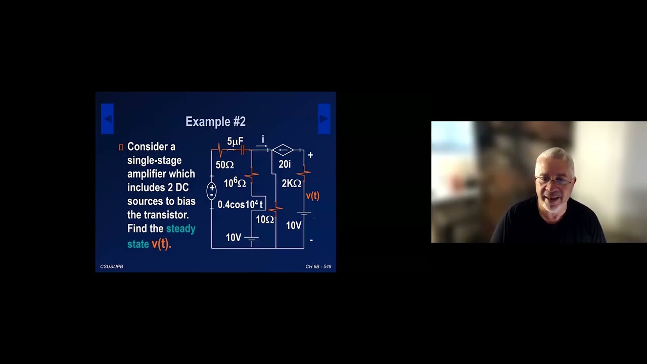 Lecture 32  Phasor Method for Circuits WITH Multiple Frequencies