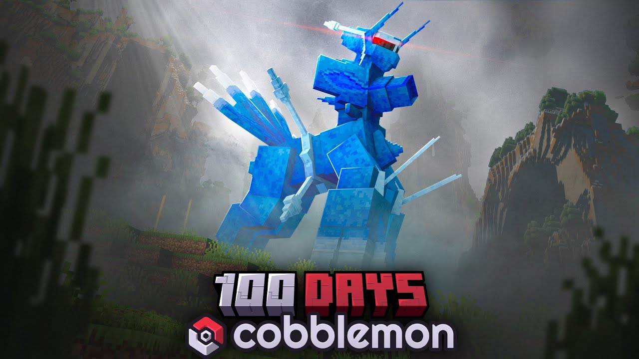 Cobblemon 100 Days: Defeating My Rival in Minecraft!