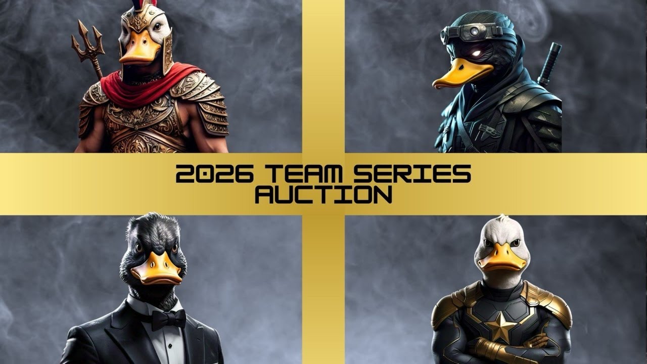 DUCKHOOK GOLFERS - 2026 TEAM SERIES AUCTION