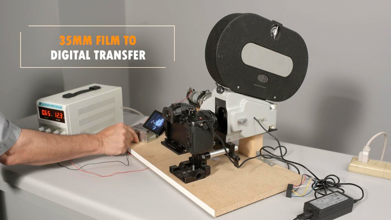 DIY 35mm Movie Film to Digital Video Transfer Device Telecine | Part 1 4K
