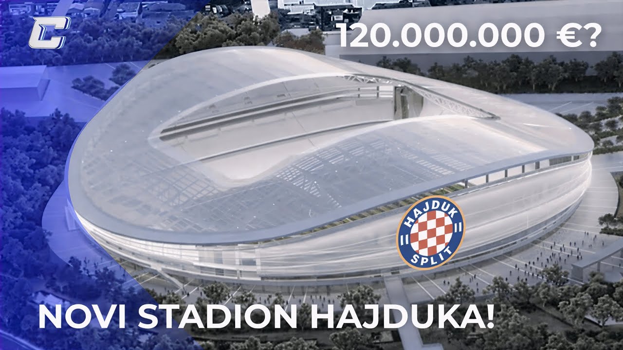 EVO KAKO ĆE IZGLEDATI NOVI STADION HAJDUKA!