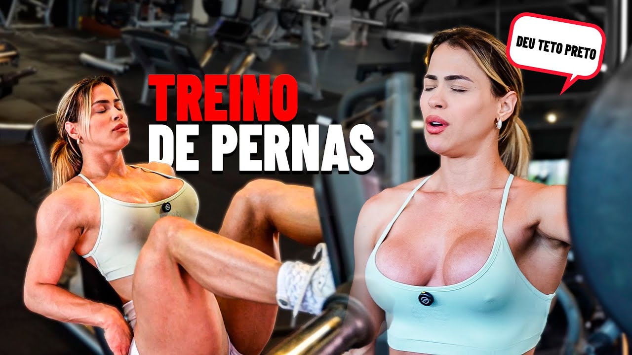 COMO TREINAR QUADRICEPS | TREINO DE PERNAS DA MISS OLYMPIA EDUARDA BEZERRA