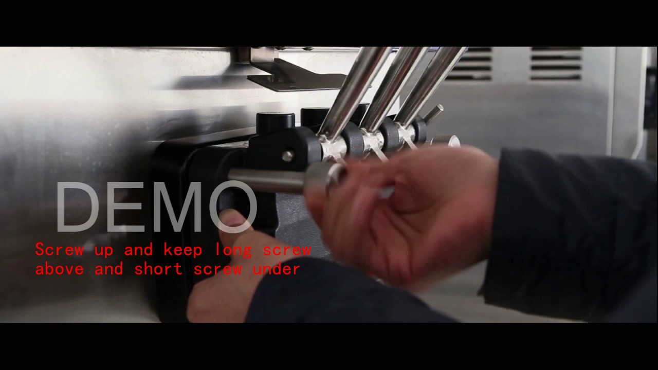 Operation  video for Bokni soft ice cream machine with LCD control panel
