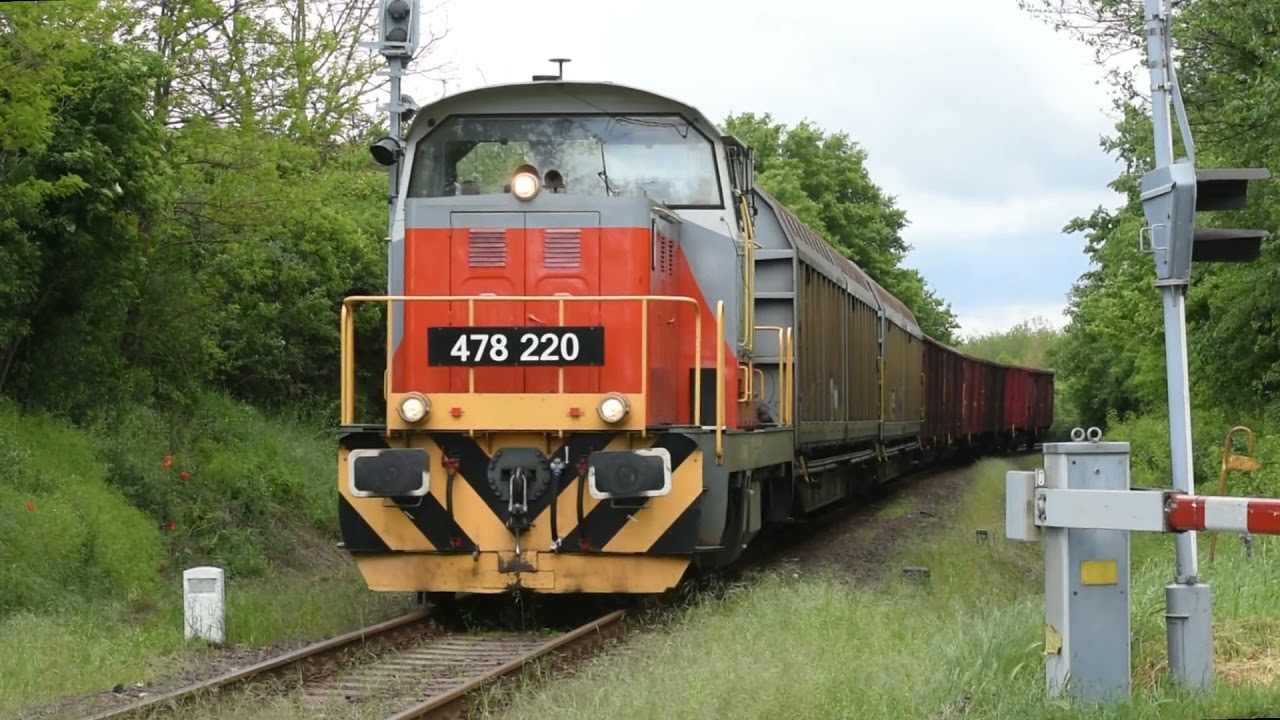 Dacia - 478,220   *🚂*   Nagynyárád [HU]   *🚂*   Mohácsi tolatós / Cargo train from Mohács