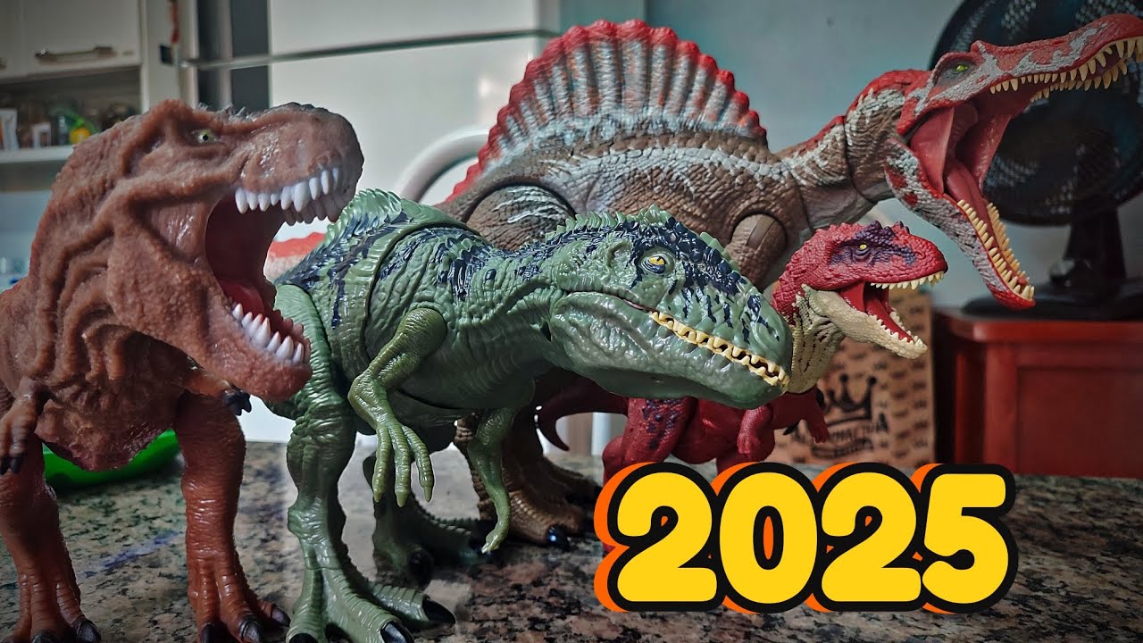 TODOS OS DINOSSAUROS DE 2025! #dinosaur #jurassicworld #collection #mattel #jurassicpark