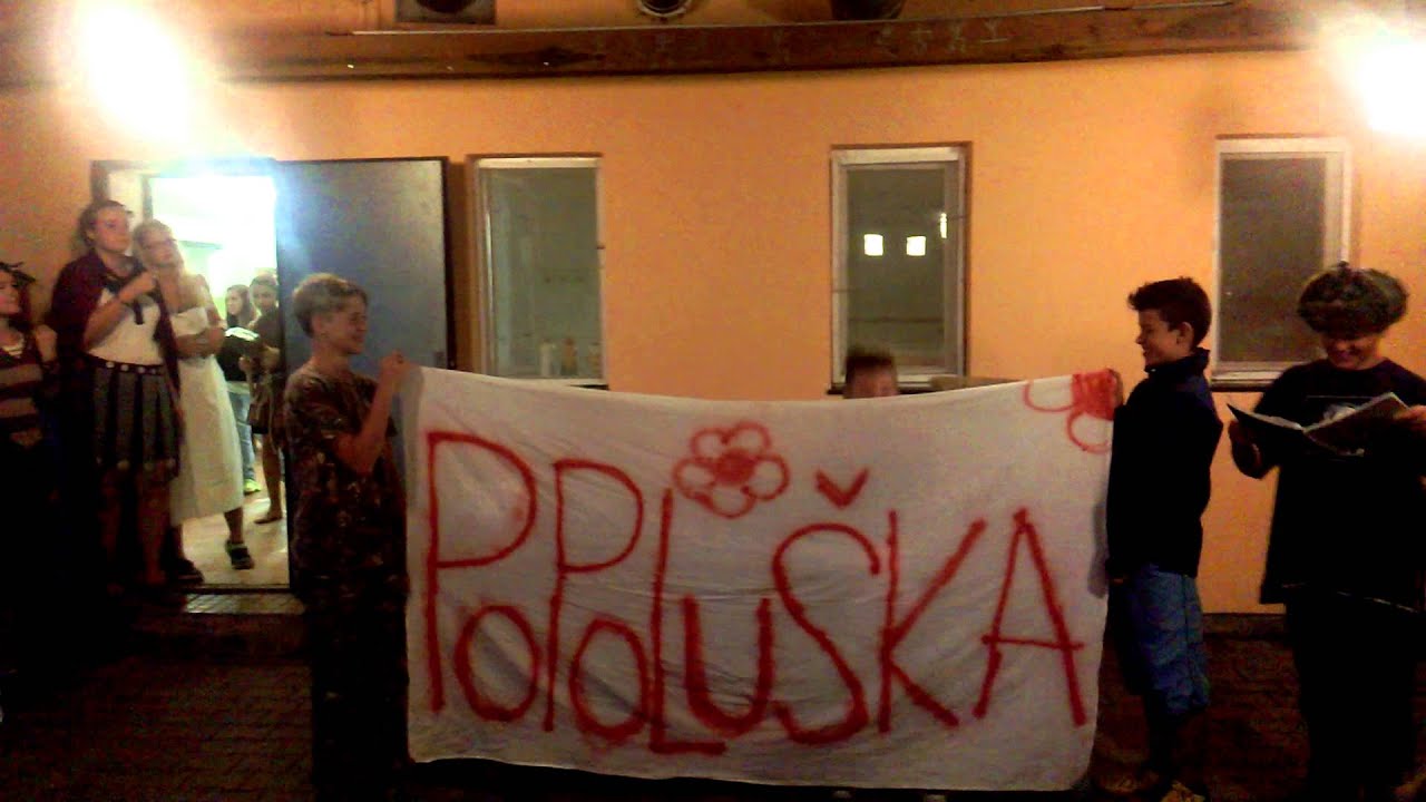 Tábor Brumov 2015 - Vystoupení Popolůška (5 oddíl)