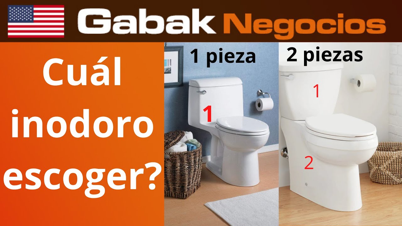 Inodoro una pieza vs 2 piezas - Cu&aacute;l es el mejor?