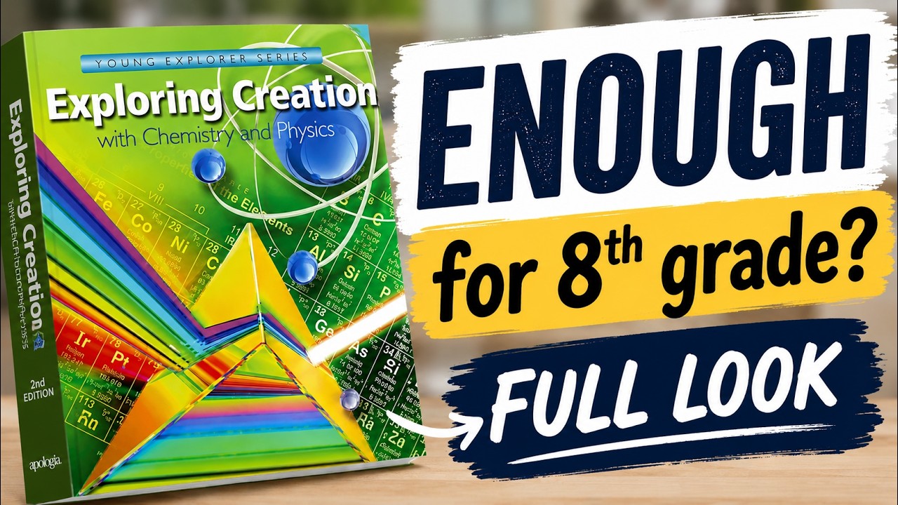 Is Apologia Chemistry & Physics Enough for 8th Grade? Full Look + Custom Plan