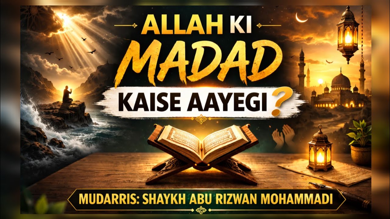 Allah Ki Madad Kaise Aayegi? | Shaykh Abu Rizwan Mohammadi حفظه الله 