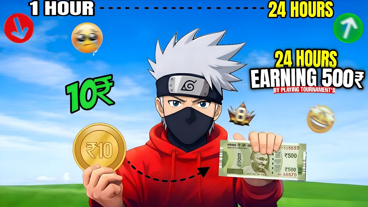Turning 10₹ Into 500₹ In 24 Hours 🤑 By Playing Tournament's ▶️ Can Tournament Make Me Rich ? 🤔 