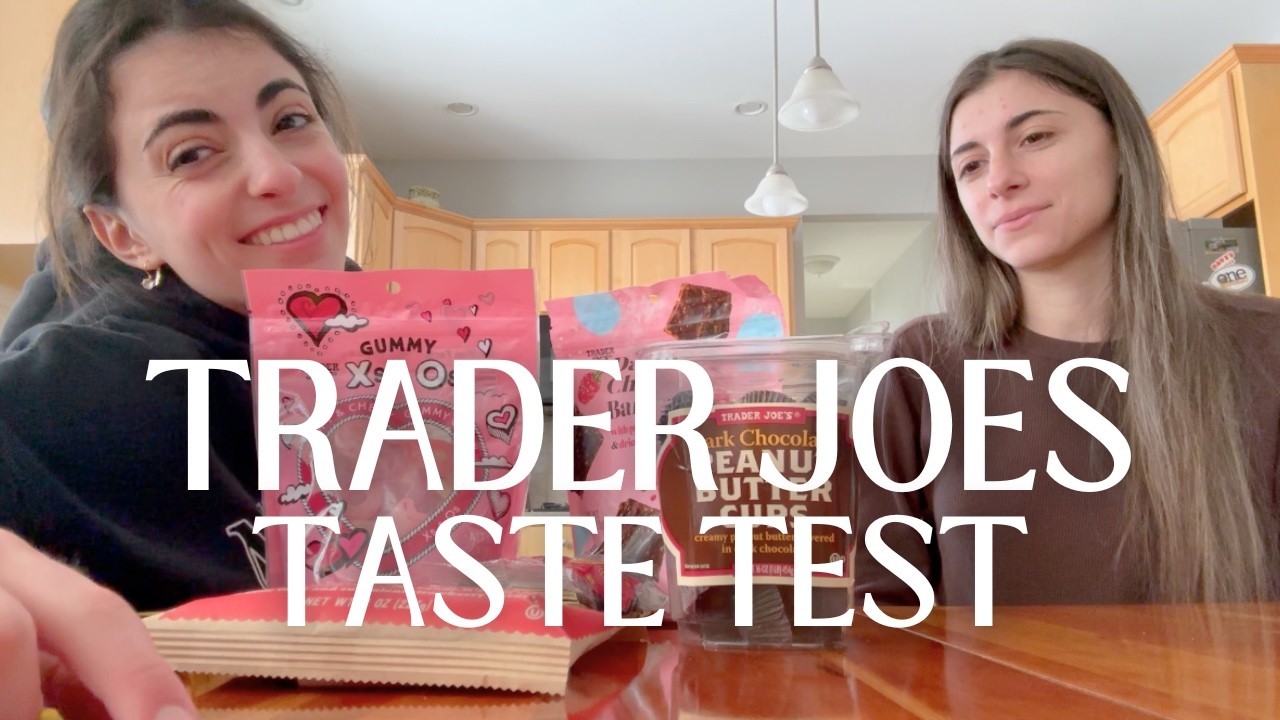 VLOG: WE WENT TO TRADER JOE'S (taste test)
