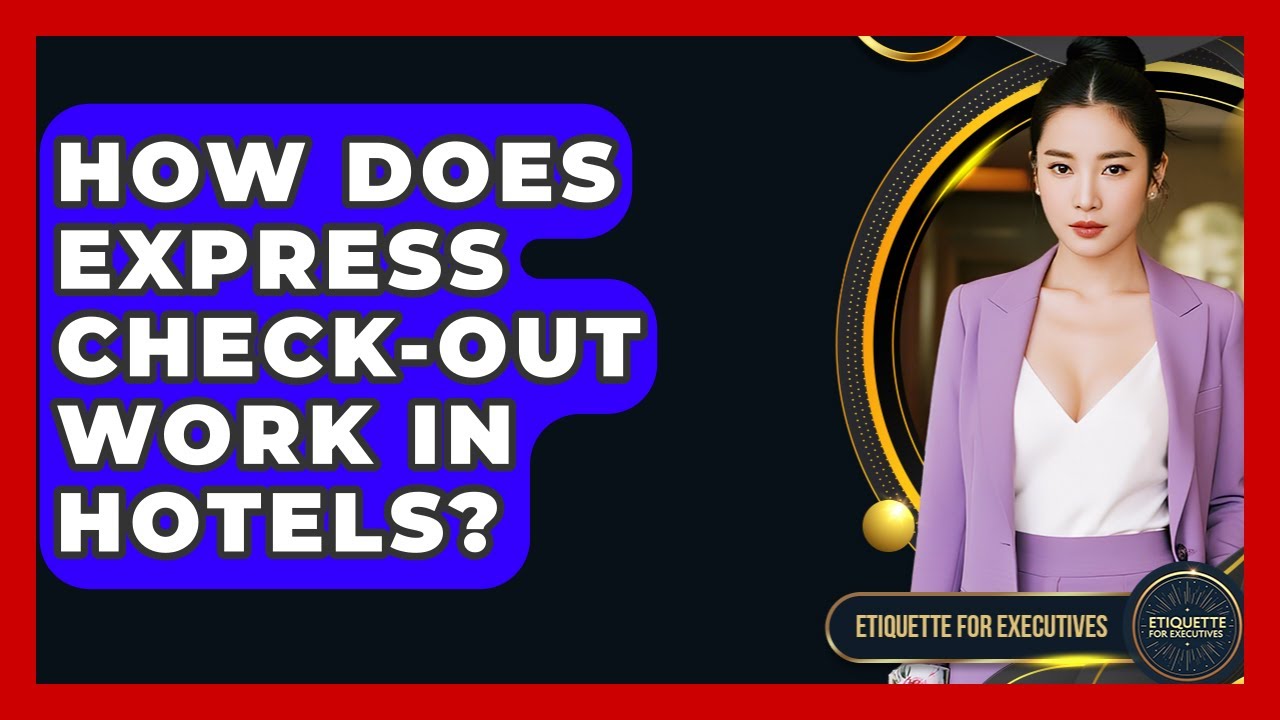 How Does Express Check-out Work In Hotels? - Etiquette for Executives